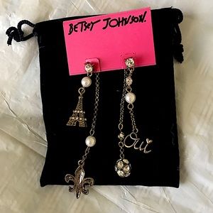 Betsey Johnson Paris Earrings